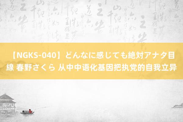 【NGKS-040】どんなに感じても絶対アナタ目線 春野さくら 从中中语化基因把执党的自我立异